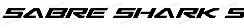 Sabre Shark Semi Bold Semi Str字体转换